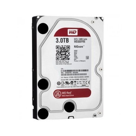 HARD DISK RED 3 TB SATA 3 3.5" NASWARE (WD30EFRX)