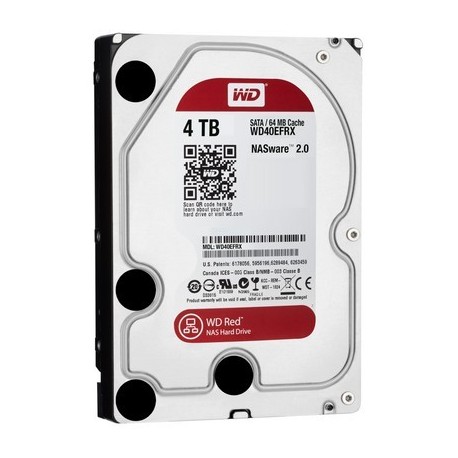 HARD DISK RED 4 TB SATA 3 3.5" NASWARE (WD40EFRX)
