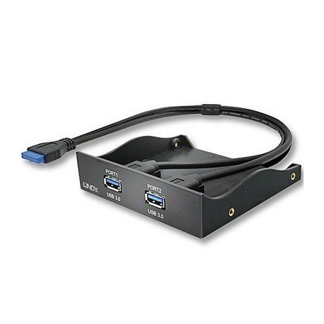 Hub 2 porte USB 3.0 Super Speed installabile in slot da 3,5''
