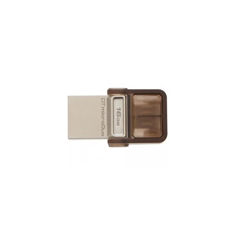 PEN DRIVE 16GB DUO USB 3.0 OTG (DTDUO3/16GB) MARRONE