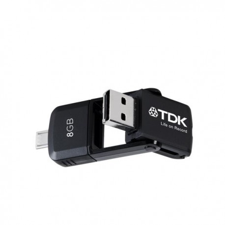 PEN DRIVE 8 GB USB (T79293) 2 IN 1 MICRO USB + USB - OTG FLASH DRIVE