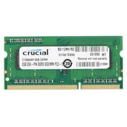 MEMORIA SO-DDR3 2 GB PC1600 (1X2) (CT25664BF160B)