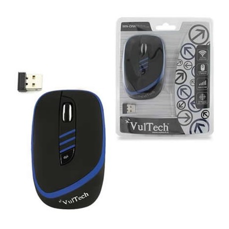 MOUSE MINI MN-01W BLU/NERO WIRELESS