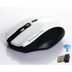 MOUSE OTTICO MO-W-Q4-W BIANCO WIRELESS