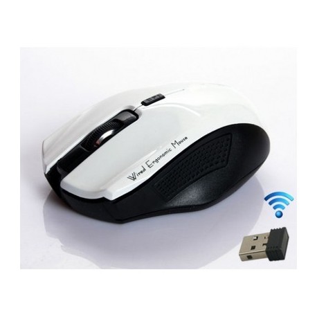 MOUSE OTTICO MO-W-Q4-W BIANCO WIRELESS