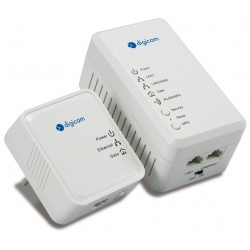 KIT ADATTATORE DI RETE POWERLINE PL500WK-A01 300 MBPS AV500 (8E4561) WIRELESS