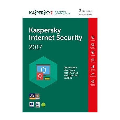 SOFTWARE INTERNET SECURITY 2017 3 CLNT (KL1941TBCFS-7SLIM)