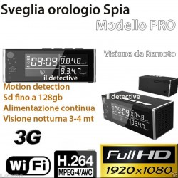 SVEGLIA OROLOGIO TELECAMERA SPIA CAMERA SPIA WIFI SVEGLIA NASCOSTA MICROCAMERA