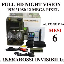 Telecamera spia per esterni microcamera infrarossi fototrappola trail camera spy