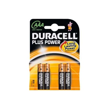 BATTERIE ALCALINE MINISTILO PLUS AAA CONF. 4PZ