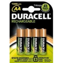BATTERIE RICARICABILI STILO 1300MAH CONF. 4PZ