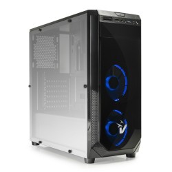 CASE GAMING BLACKDOOM GS-0385BL - VENTOLE BLU - NO ALIMENTATORE