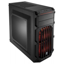 CASE GAMING CARBIDE SPEC-03 (CC-9011052-WW) LED ROSSO