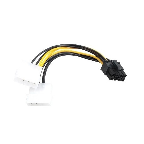 CAVO ADATTATORE ALIMENTAZIONE MOLEX PCI-E (SC10963)