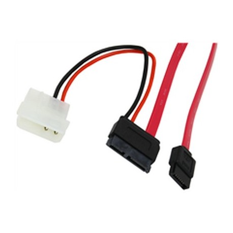 CAVO SERIAL-ATA SLIM LINE 22 POLI CON ALIM. 50 CM (AK125001)