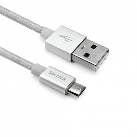 CAVO SMARTPHONE MICRO USB IN NYLON 1 MT - BIANCO