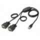 CONVERTITORE USB 2.0 A 2 PORTE SERIALE 9 PIN (DA70158)