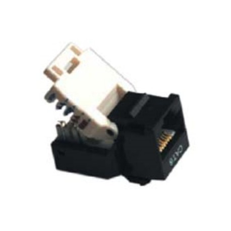 KEYSTONE JACK RJ45 CAT.5E NON SCHERMATO TIPO NERO