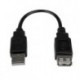 PROLUNGA ADATTATORE USB-A M/F (USBEXTAA) 15CM.